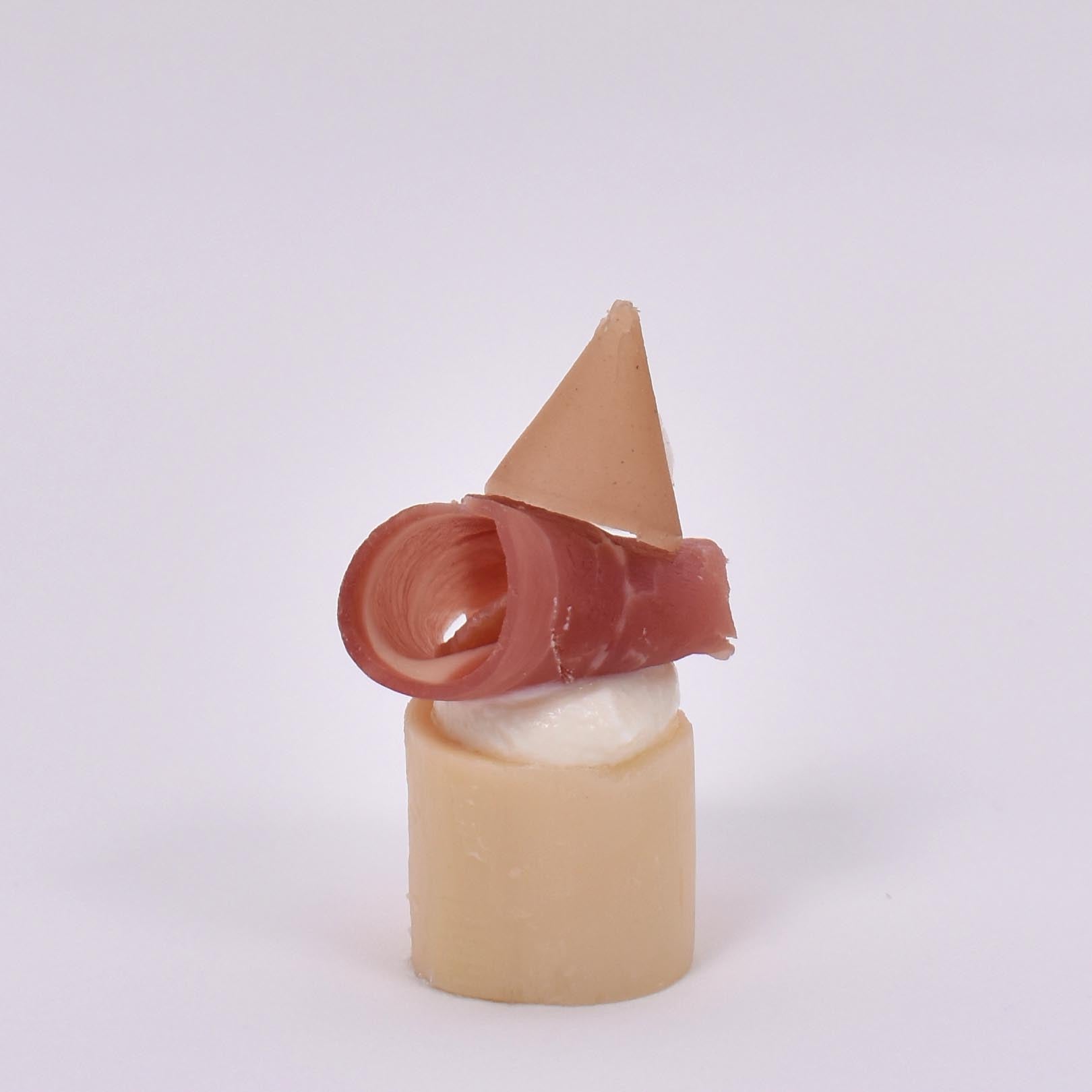 Coeur de palmier, fromage frais et jambon cru | Assaisonnement à tailler Échalote