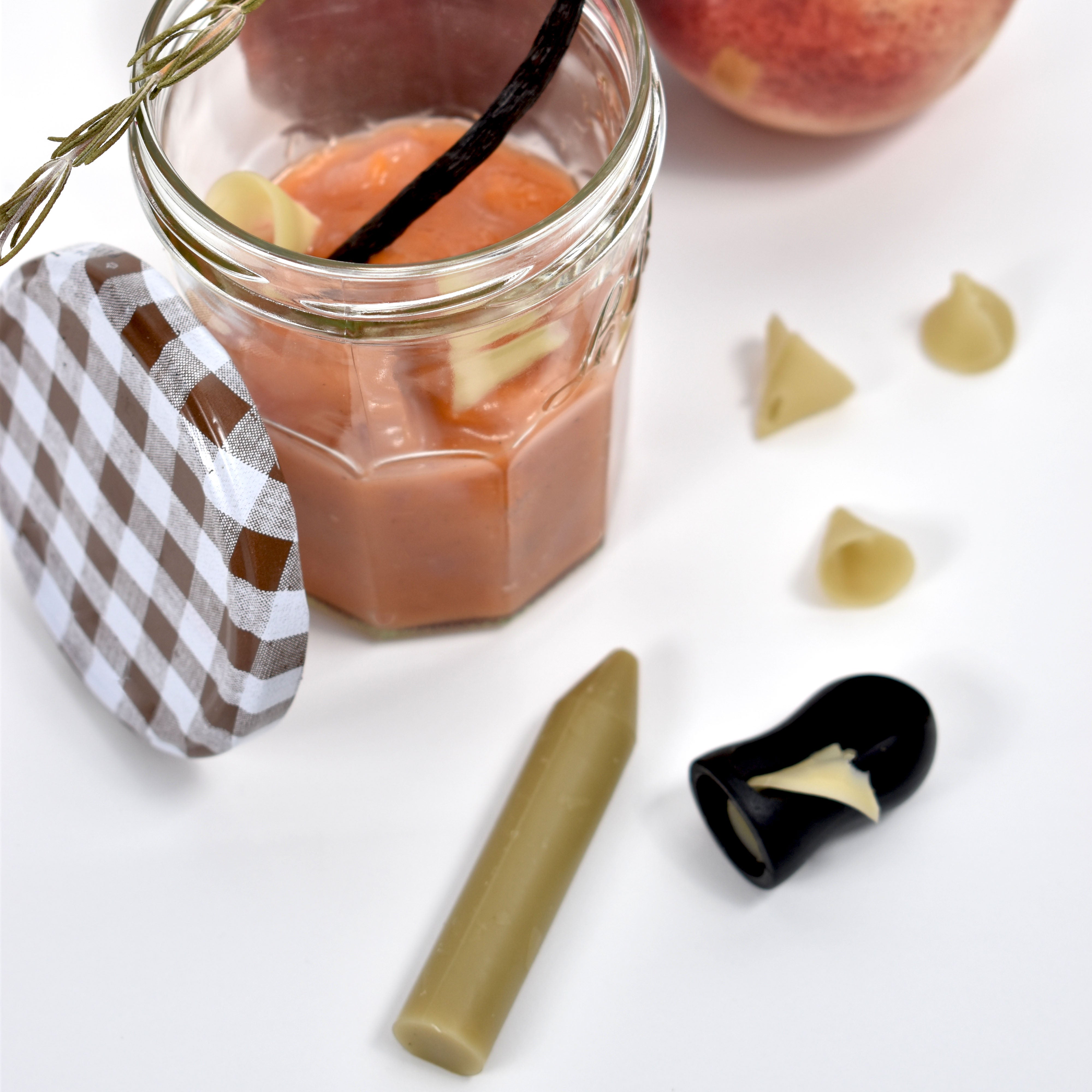 Recette de Compotée de pêche & Safran