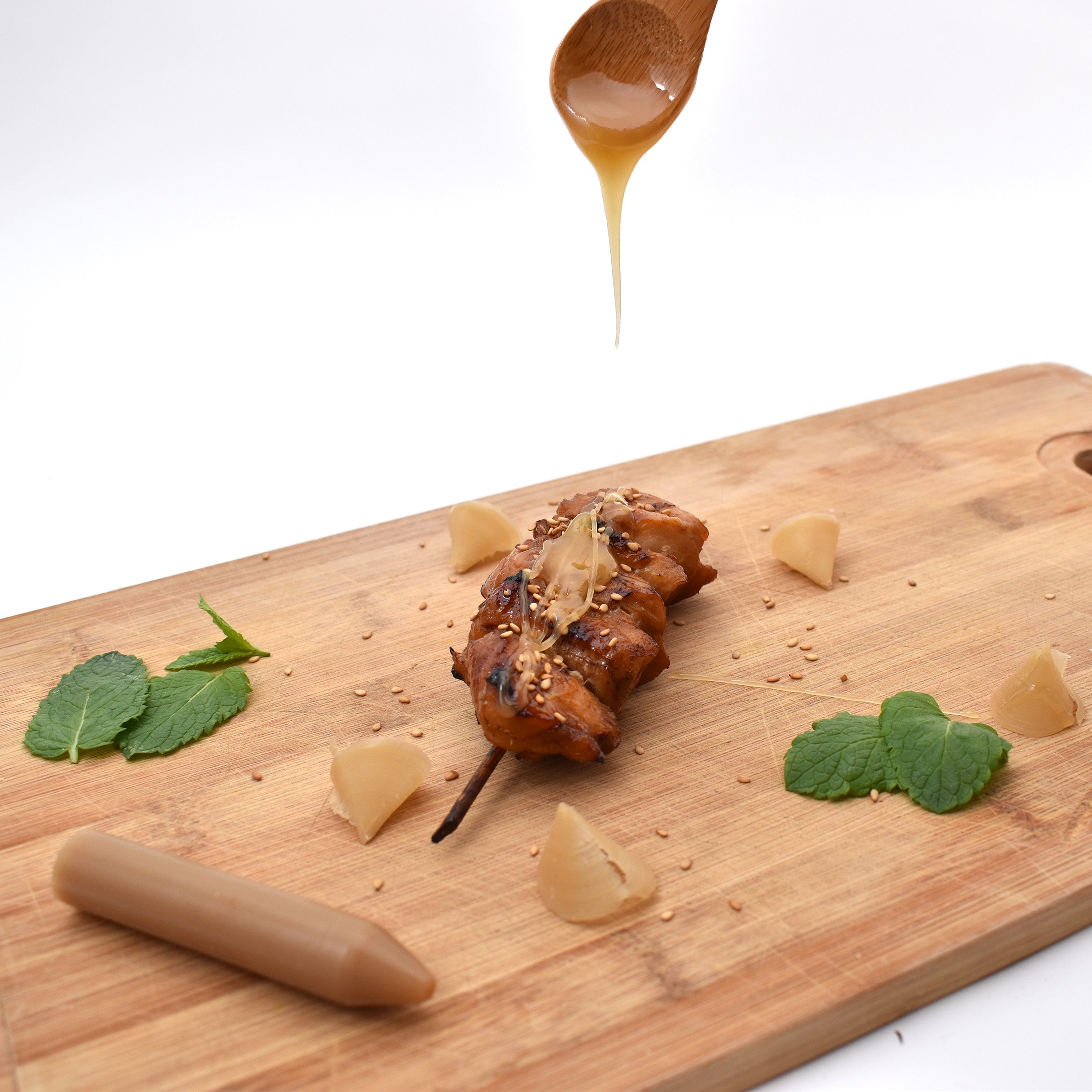 Brochette de poulet mariné | Assaisonnement à tailler Gingembre