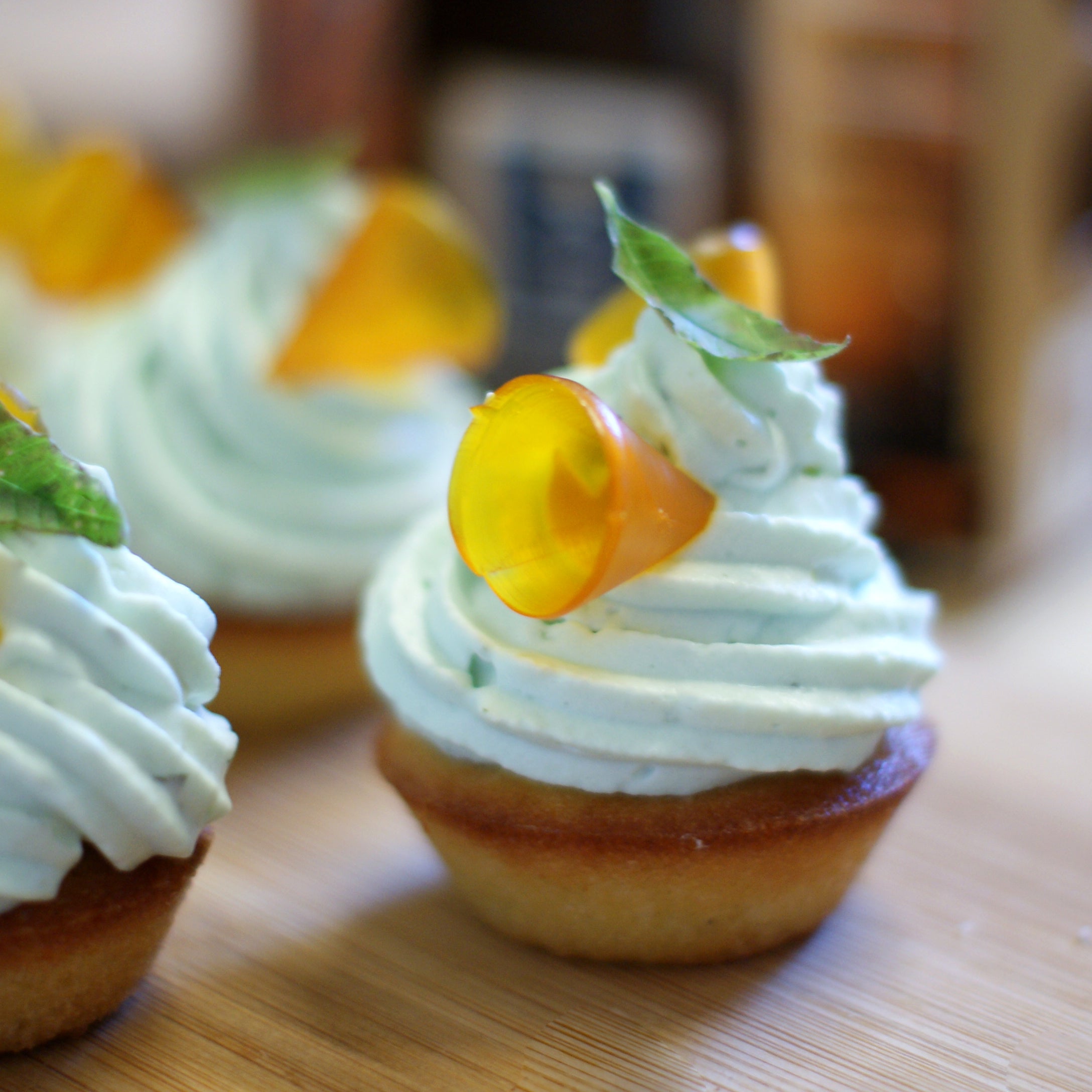 Recette de Cupcakes citron verveine & Safran