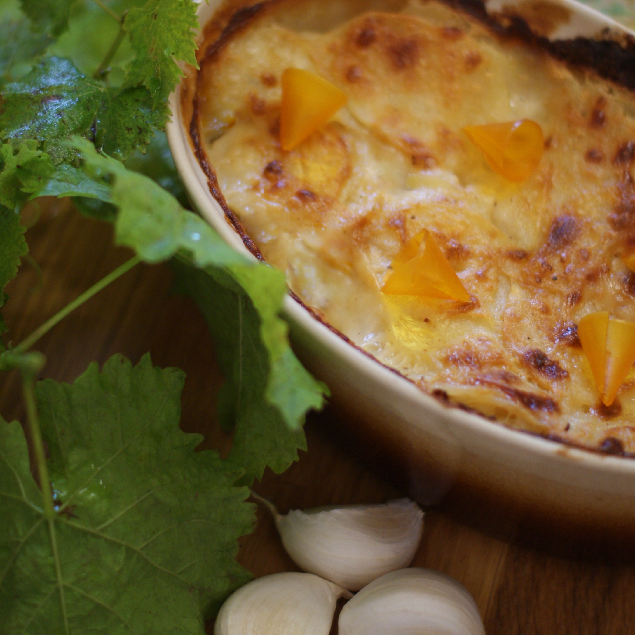Recette Gratin Dauphinois & Safran ou Cèpe