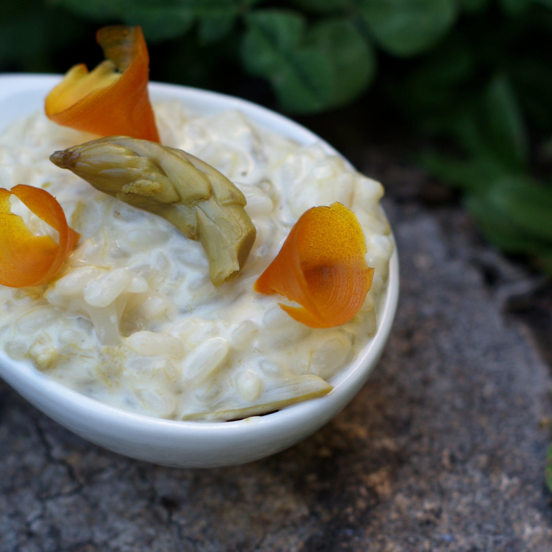 Recette de risotto aux asperges vertes & Safran bio
