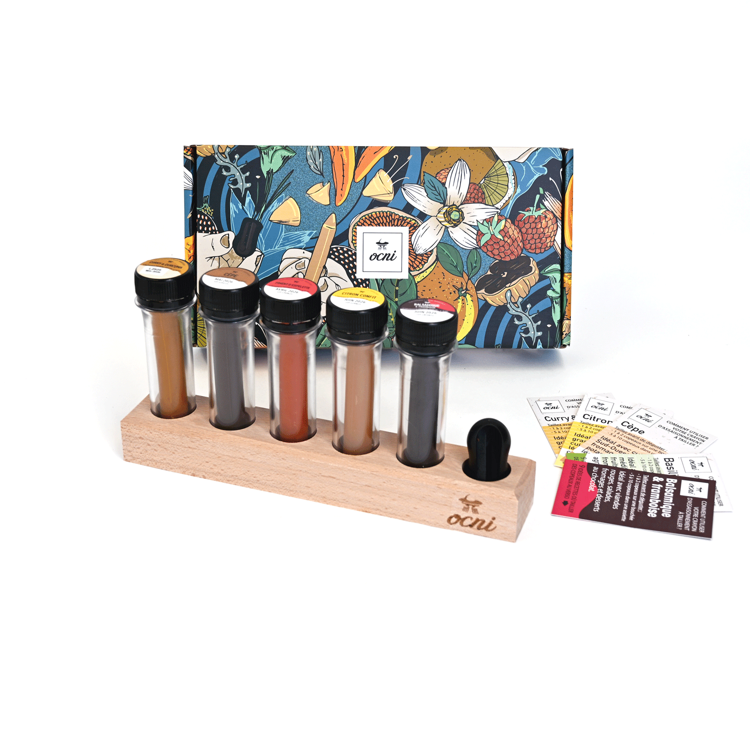 Pack cadeau 5 crayons | Présentoir + Taille-crayon