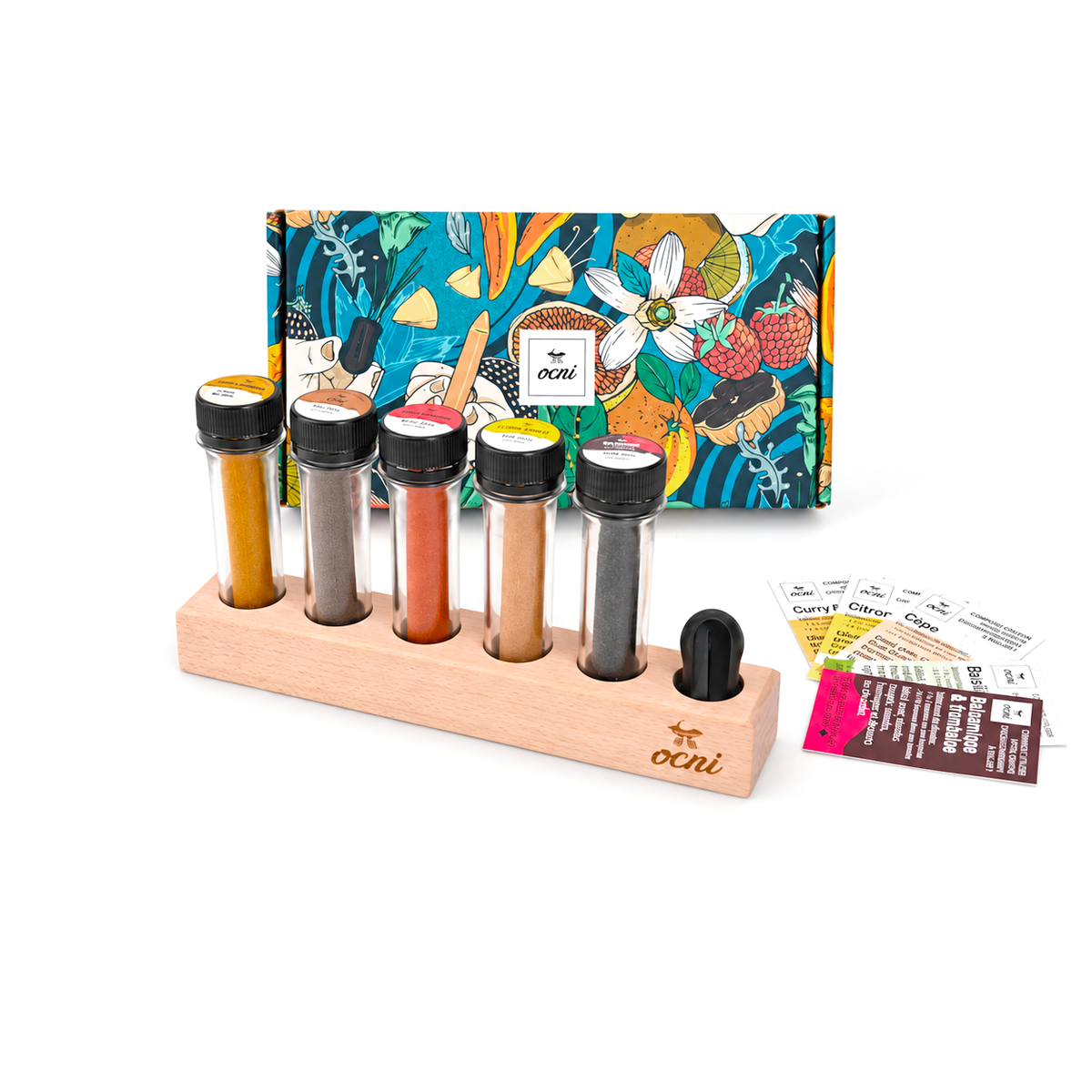 Pack cadeau 5 crayons | Présentoir + Taille-crayon