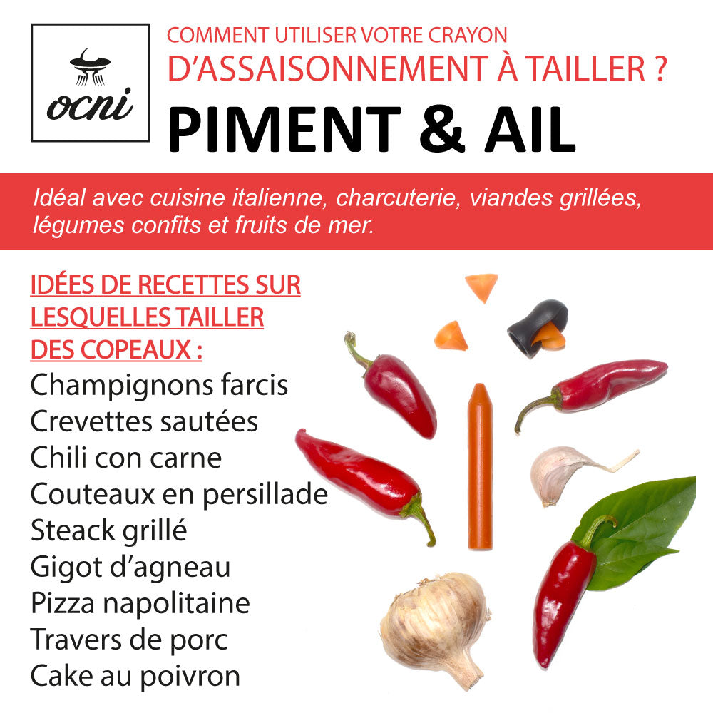 1 PENCIL BOX | Chili & garlic (ORGANIC)