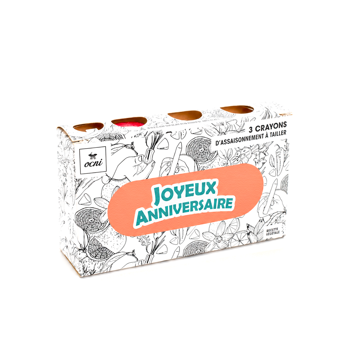 Happy Birthday BOX | 3 PENCILS