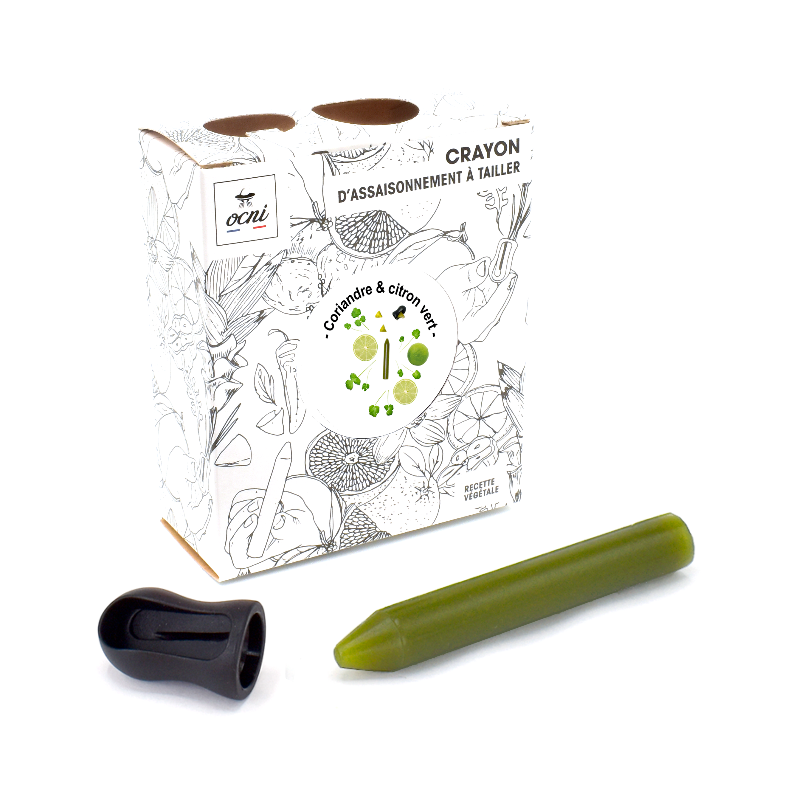 coffret crayon Coriandre Citron vert