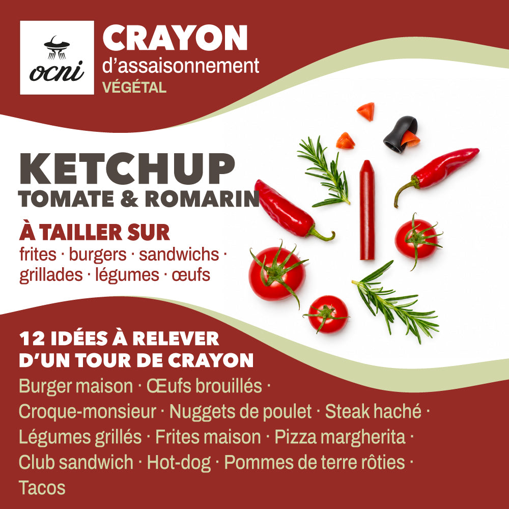 1 PENCIL GIFT SET | TOMATO & ROSEMARY KETCHUP (ORGANIC)