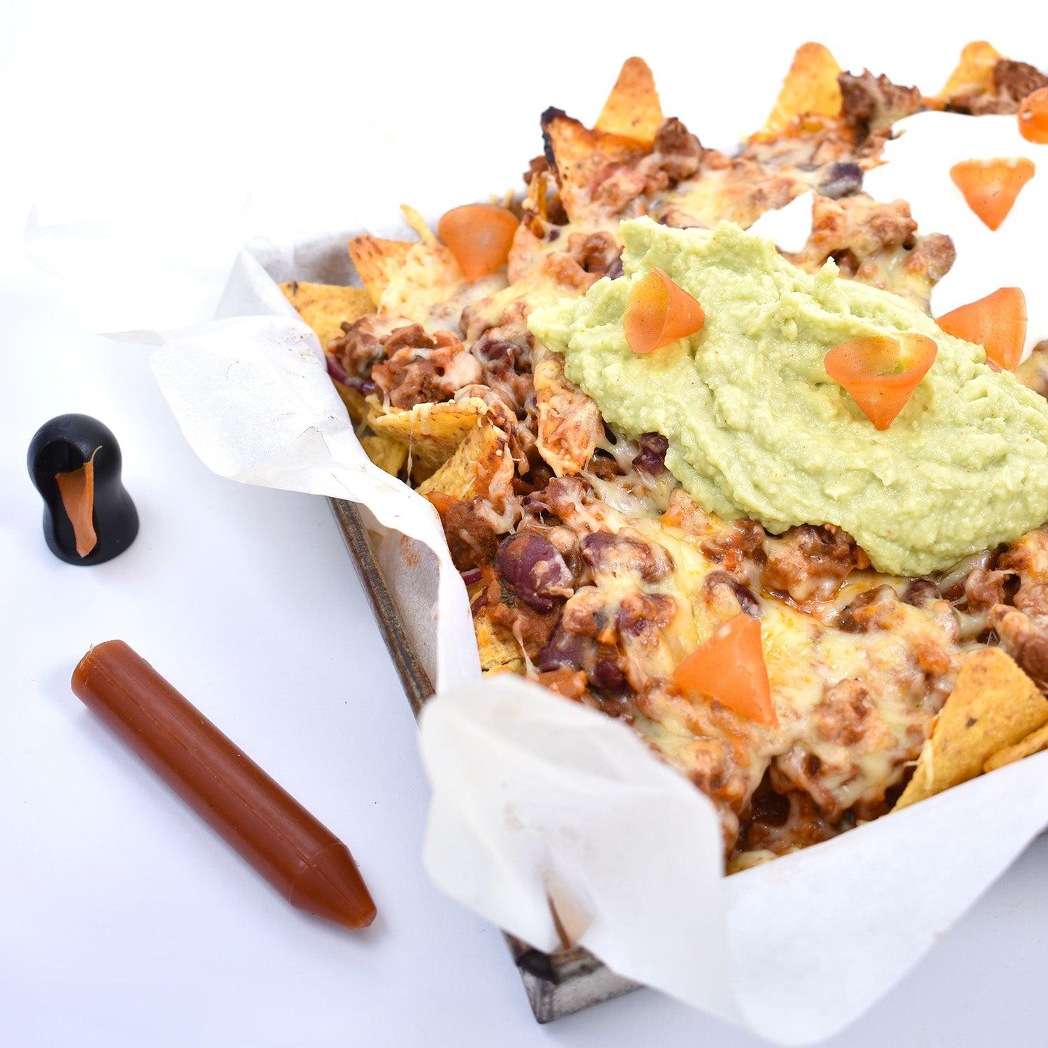 Repas nachos avec le crayon d'assaisonnement Piment & ail (BIO)