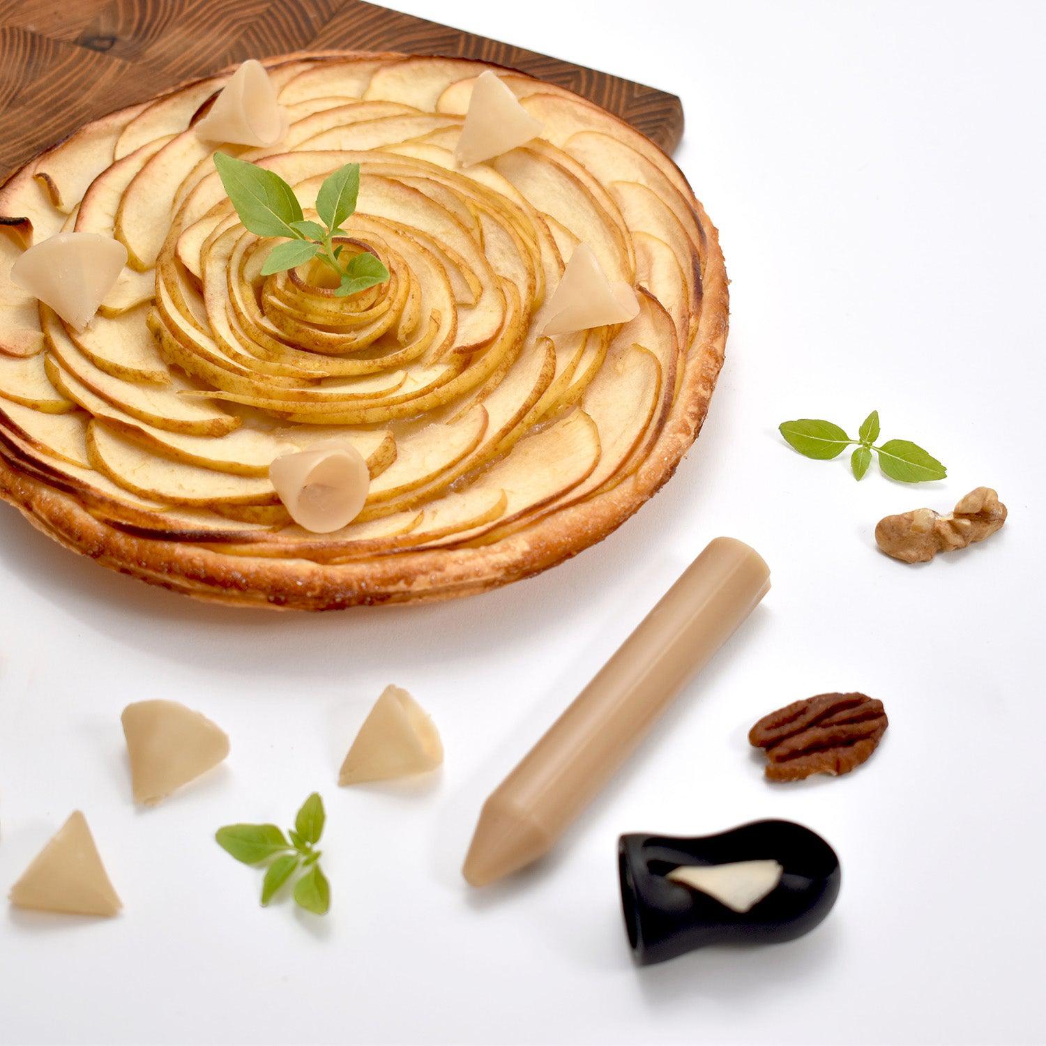 GOURMET GOURMAND BOX | 3 pencils: Balsamic & raspberry (ORGANIC) + Lemon (ORGANIC) + Black truffle