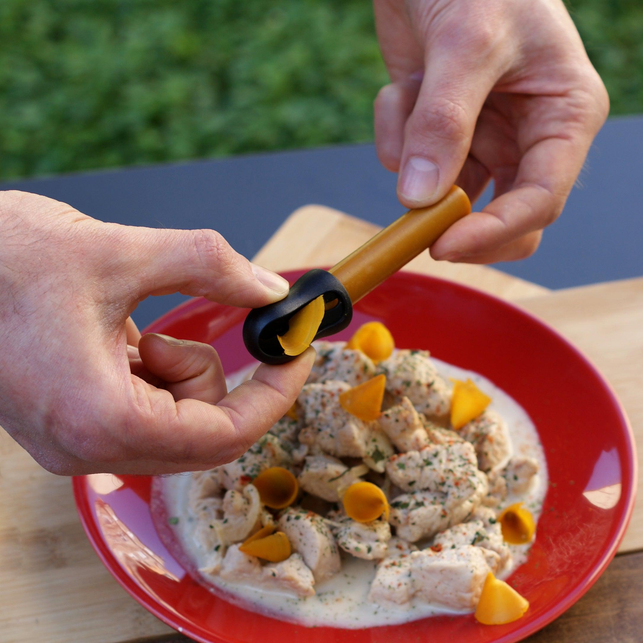 Repas coco curry avec le Crayon à tailler Curry & curcuma bio