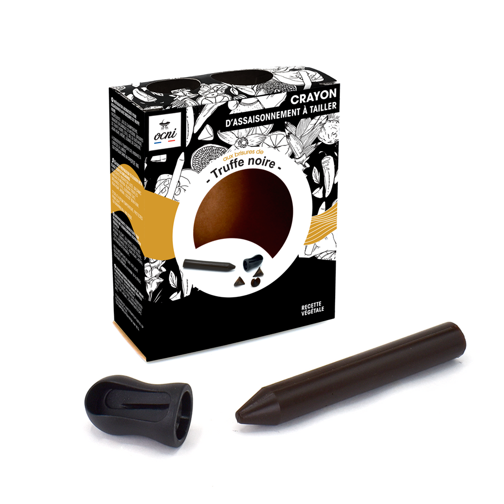 Le coffret du crayon d'assaisonnement à la Truffe noir