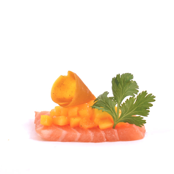 Saumon, mangue et coriandre | Assaisonnement à tailler Curry et curcuma