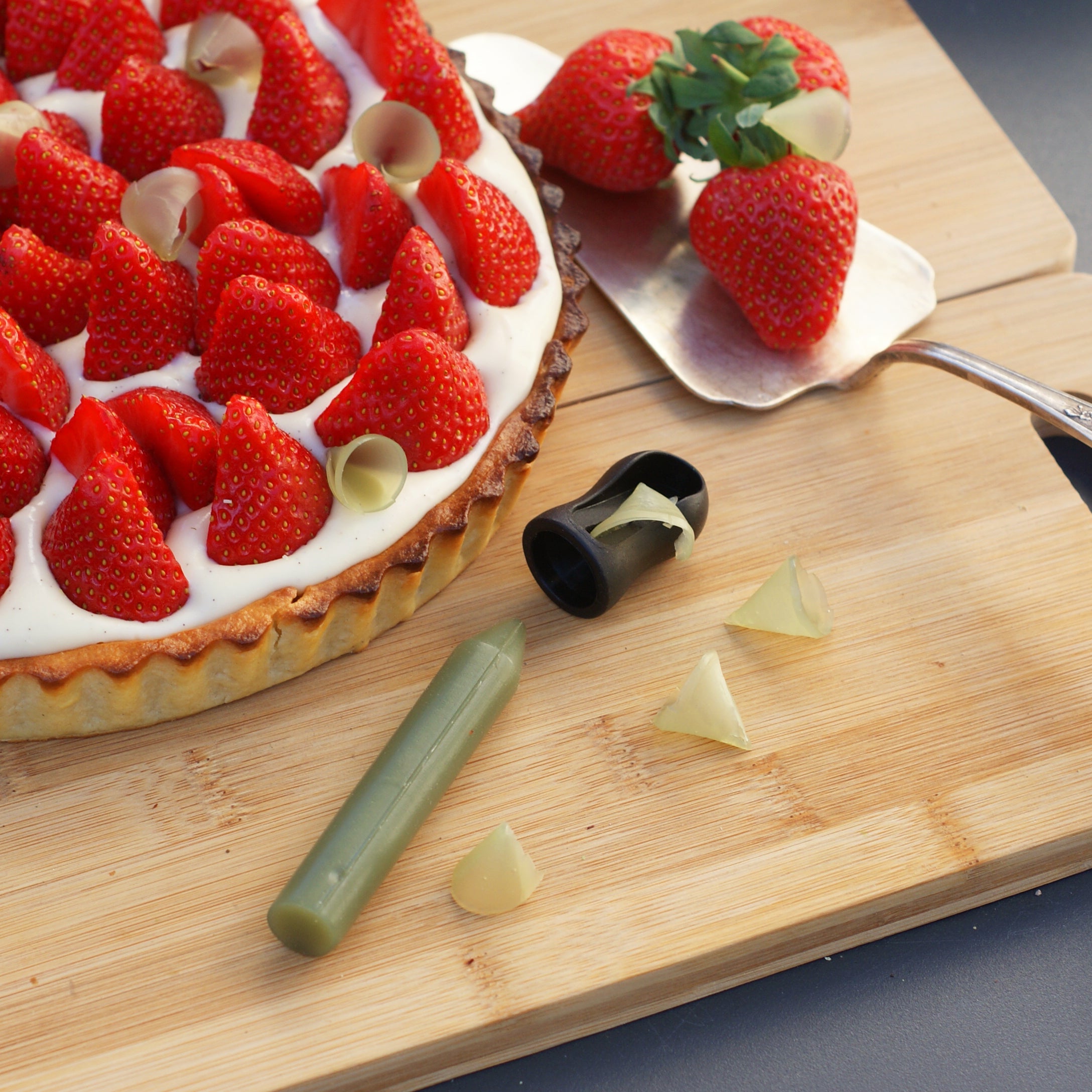 Recette Tarte aux fraises & Basilic