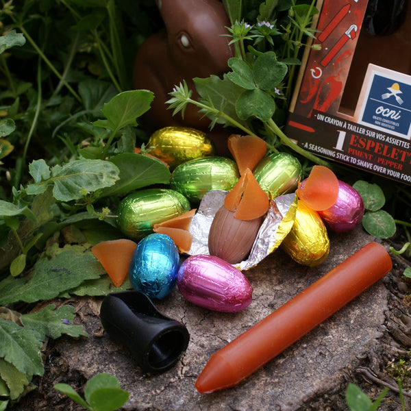 Des crayons pour accompagner vos chocolats à Pâques ?!