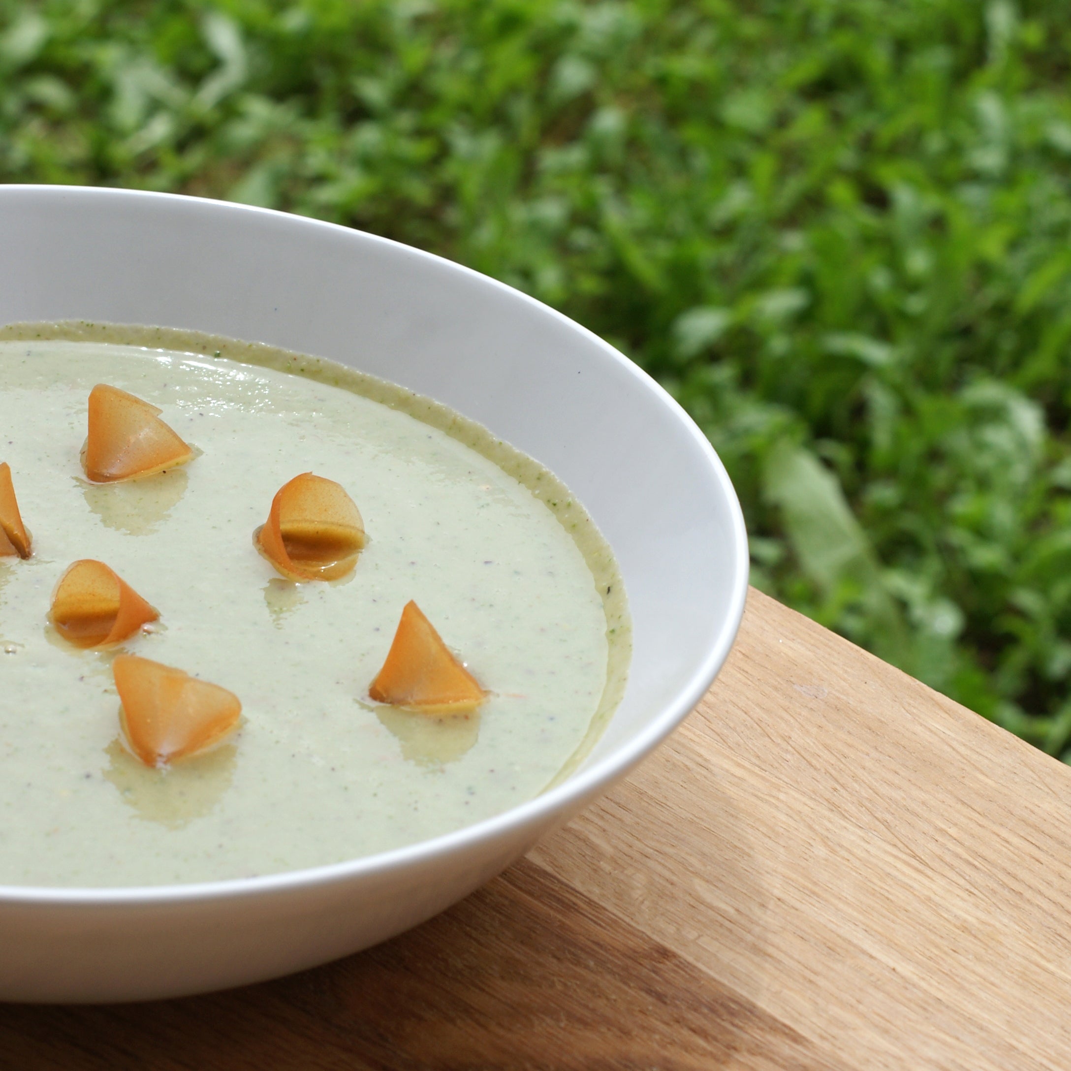 Recette de Gaspacho verde & Piment d'Espelette ou Citron confit