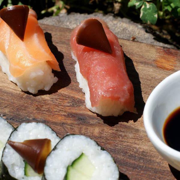 Sushis et makis | Assaisonnement à tailler Ail noir ou Gingembre
