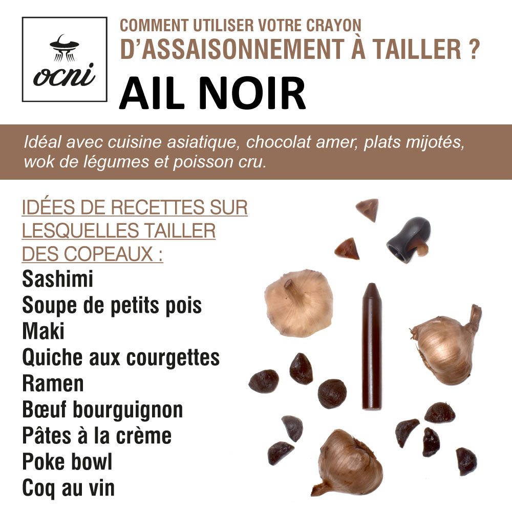 COFFRET 1 CRAYON | Ail noir (BIO)