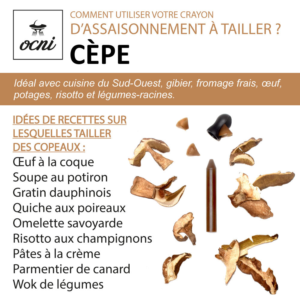 FESTIVE FEAST BOX | 3 pencils: Basil (ORGANIC) + Black truffle + Porcini mushroom