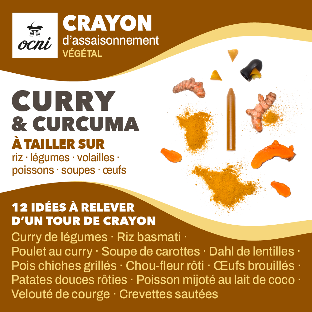 COFFRET 1 CRAYON | Curry & curcuma (BIO)