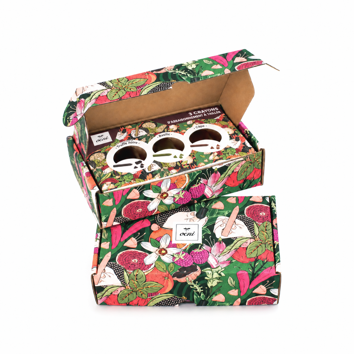 BOITE CADEAU  | POUR COFFRET 3 CRAYONS (livrée vide)