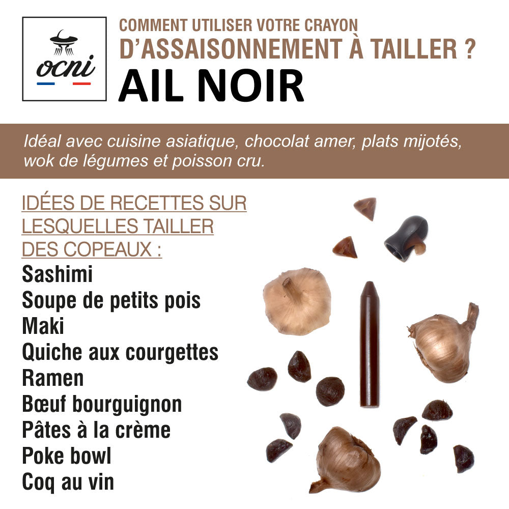 COFFRET 1 CRAYON | Ail noir (BIO)