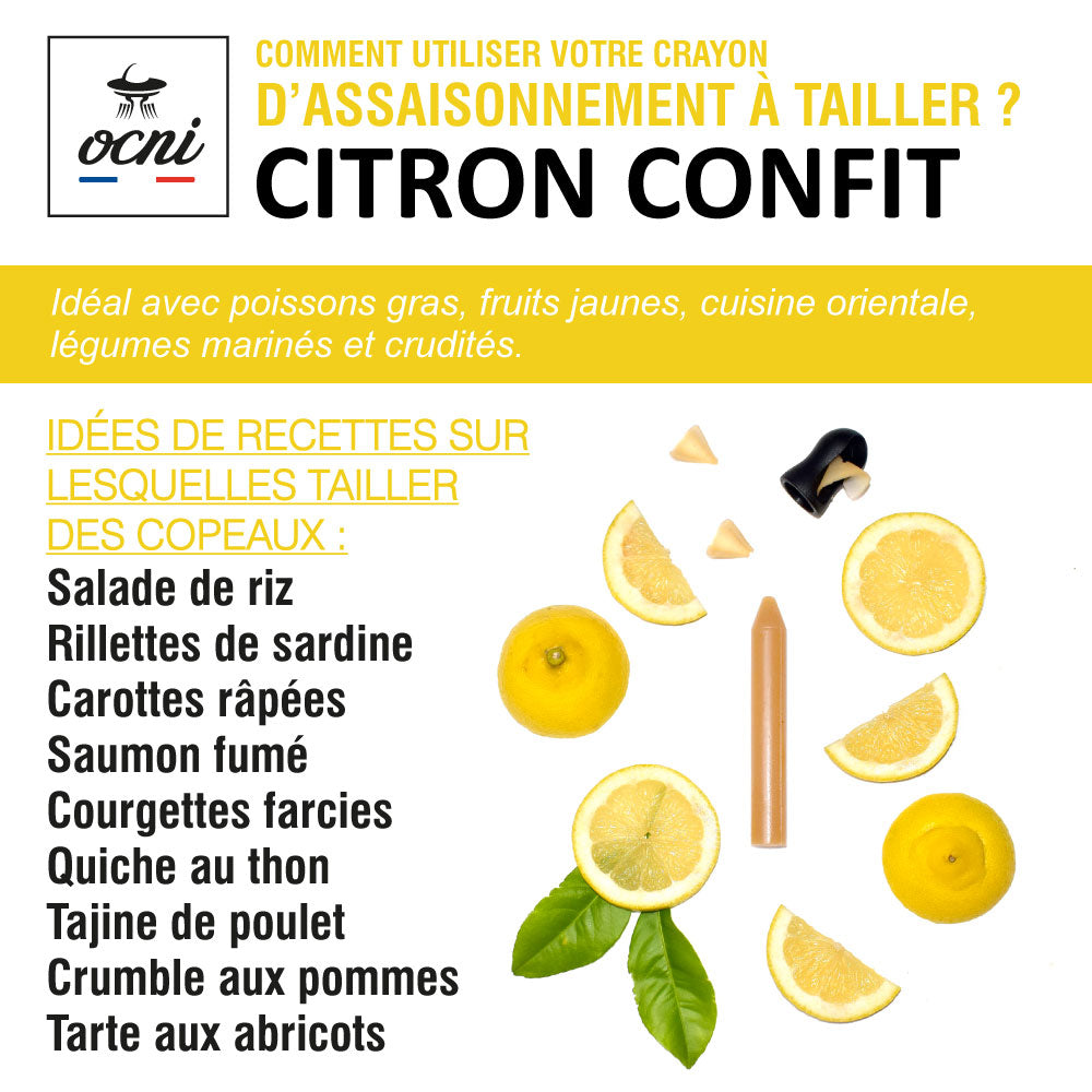 COFFRET 1 CRAYON | Citron confit (BIO)
