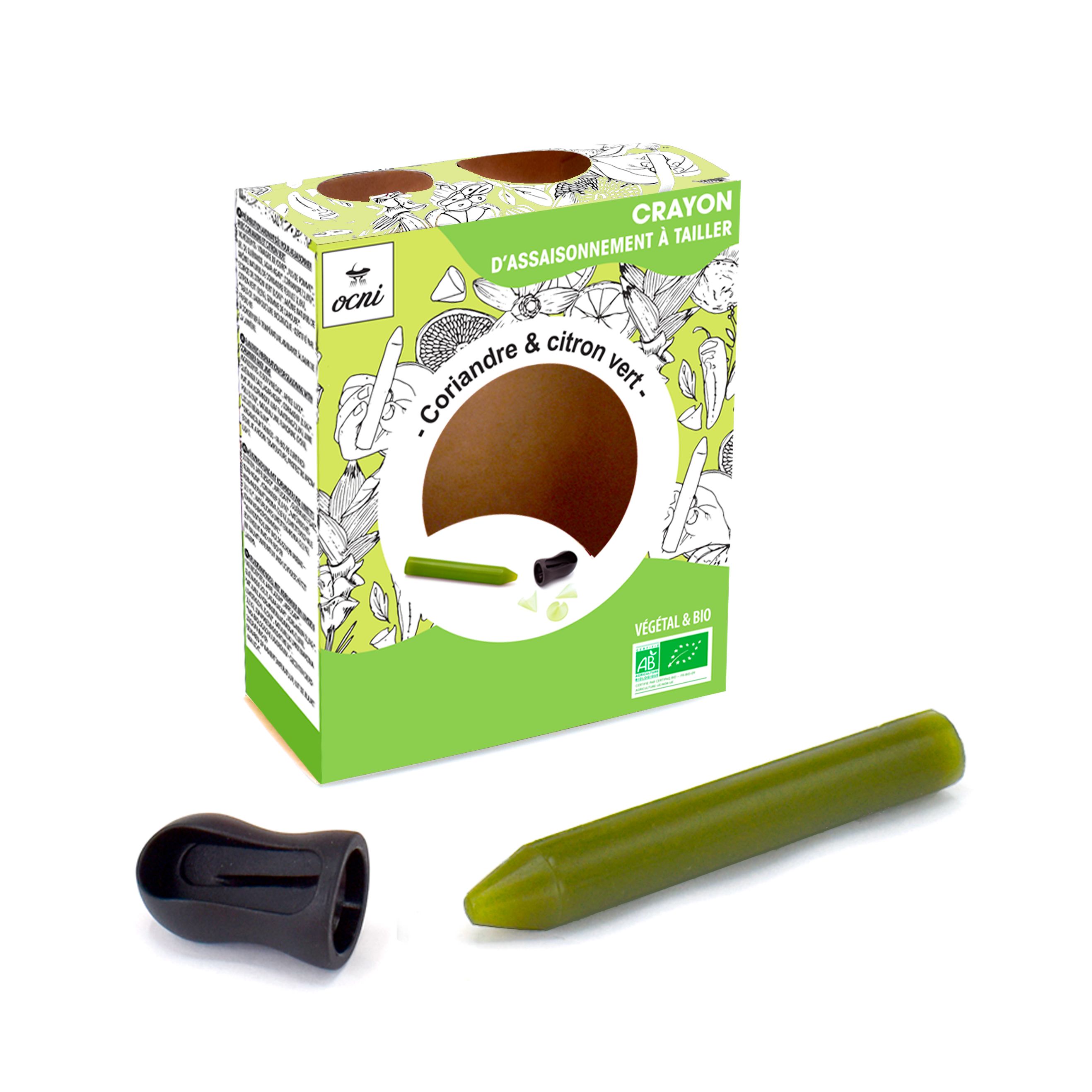 COFFRET 1 CRAYON | CORIANDRE & CITRON VERT (BIO)