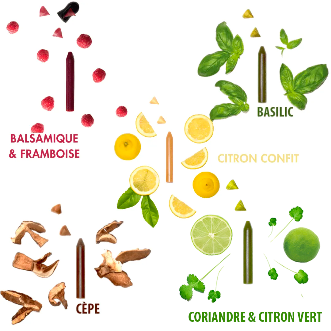 Geschenkpackung mit 6 Stiften | Display + 2 Bleistiftspitzer