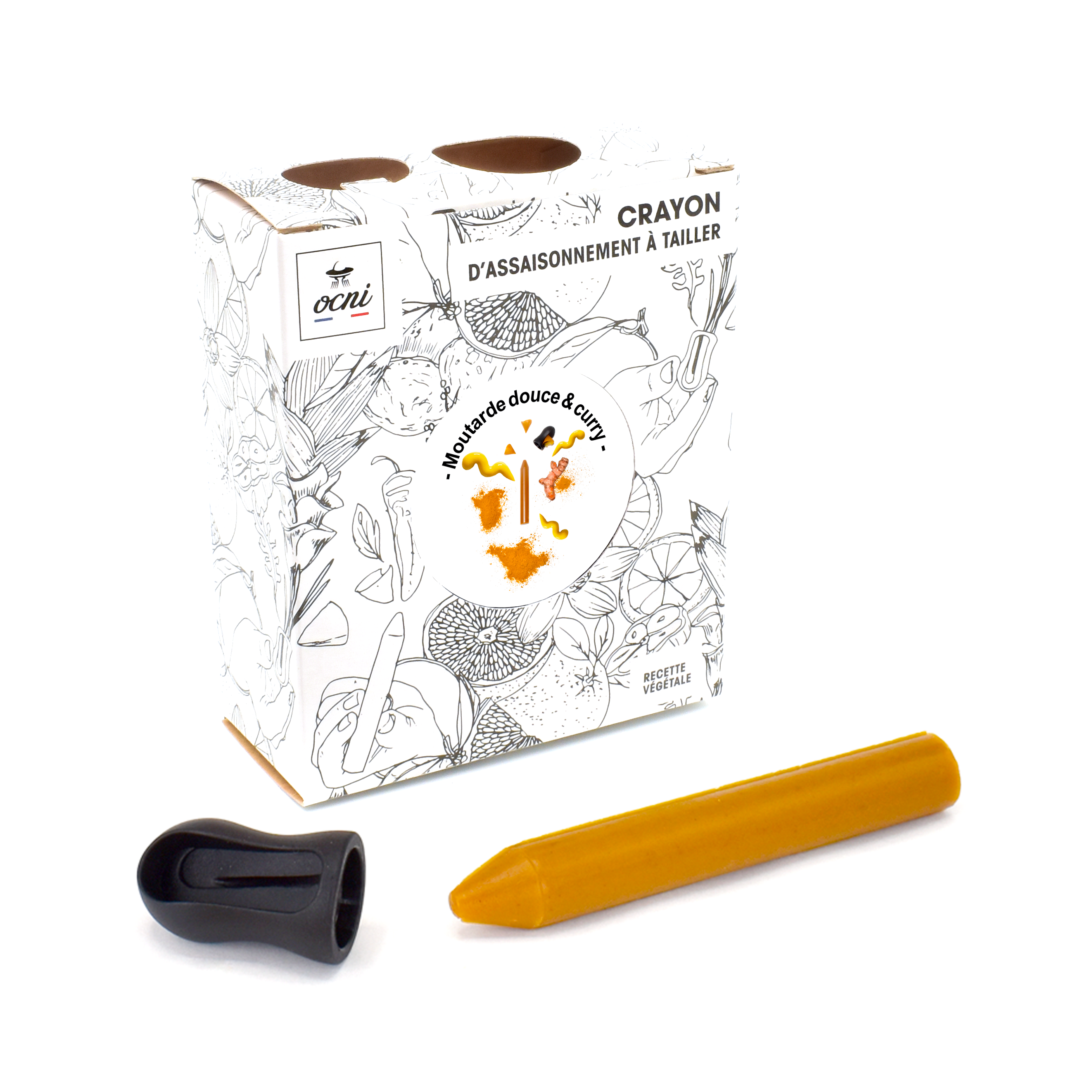 COFFRET 1 CRAYON | Moutarde douce & curry (BIO)