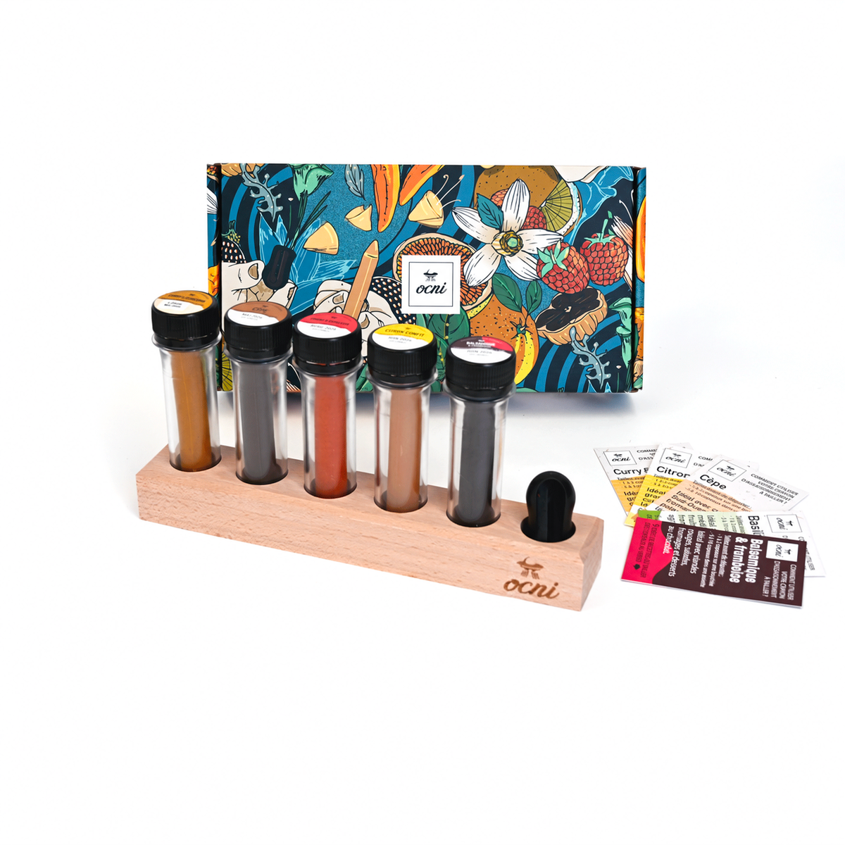 Pack cadeau 5 crayons | Présentoir + Taille-crayon