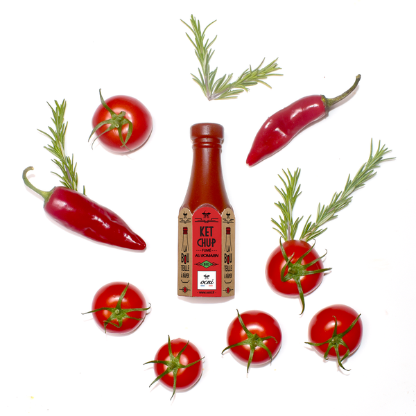 GRATE BOTTLE  (Organic) | TOMATO KETCHUP, SMOKED PAPRIKA AND ROSEMARY