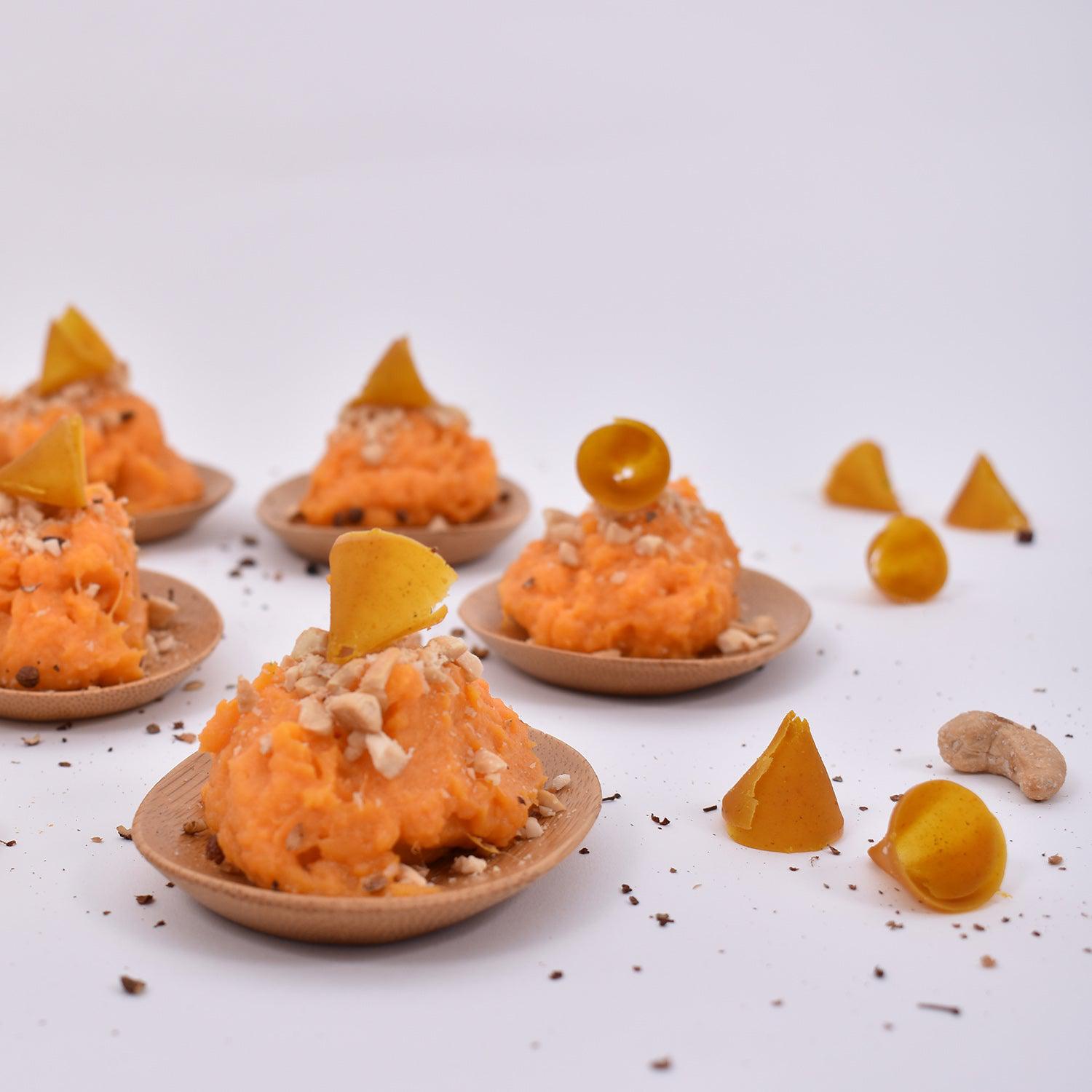 Patate douce avec des copeaux de Crayon d'assaisonnement - Orange & Cumin bio